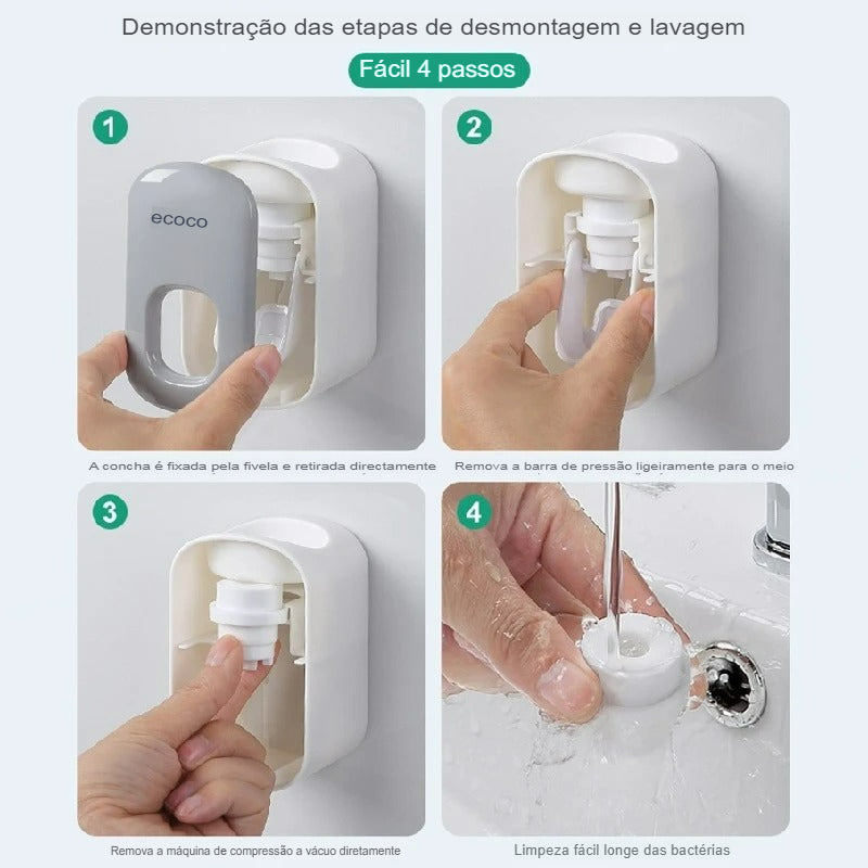 Dispensador de pasta de dente automático – ecoco